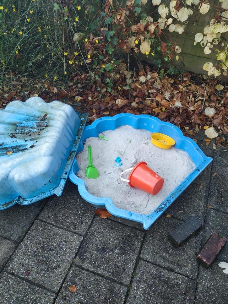 Zandbak Schelp met Deksel, Kinderen en Baby's, Speelgoed | Buiten | Zandbakken, Gebruikt, Ophalen