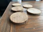 Houten Onderzetters Set - 5 stuks, Ophalen of Verzenden, Nieuw, Glas of Kopje