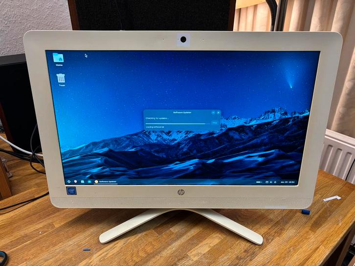 HP TPC-Q028 all in one (16gb, 256gb SSD, Celeron j3060, Computers en Software, Desktop Pc's, Gebruikt, 2 tot 3 Ghz, SSD, 16 GB