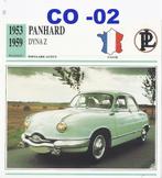 CO-02 Autokaart Panhard Dyna Z, Verzamelen, Ophalen of Verzenden, Zo goed als nieuw, Auto's
