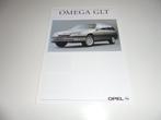 brochure Opel Omega GLT  1993, Ophalen of Verzenden, Nieuw, Overige merken