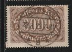 Duitsland 1922 - 3000 mark, Ophalen of Verzenden, Overige periodes, Gestempeld