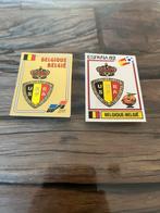 Panini België emblemen WK 82 & Euro 84, Ophalen of Verzenden, Zo goed als nieuw, Buitenlandse clubs, Poster, Plaatje of Sticker