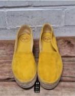 Toni Pons - Suedeleren espadrilles maat 38 - Nieuw €90, Geel, Nieuw, Ophalen of Verzenden, Toni Pons