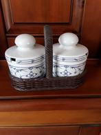 emsa. blauw saks. jampotjes. vintage jampotjes, Ophalen of Verzenden, Huis en Inrichting