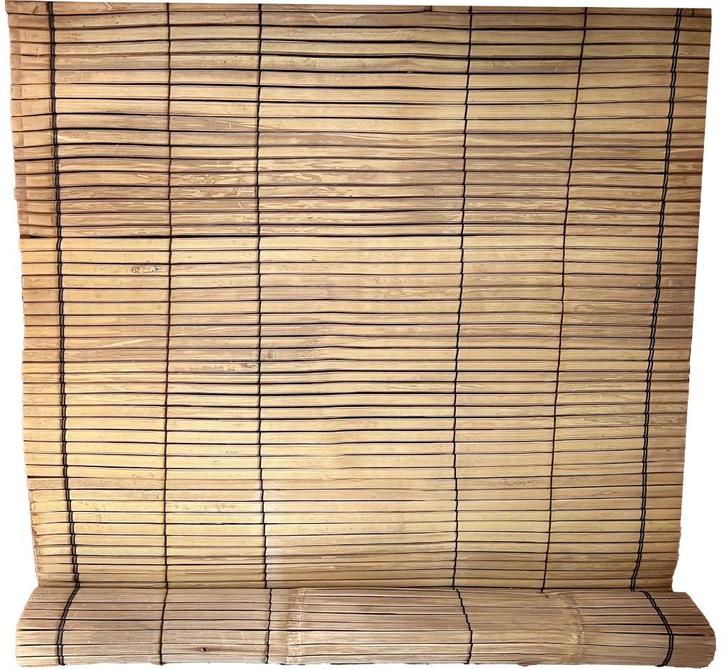 bamboe rolgordijnen, rolgordijnen in naturel en zwart, Huis en Inrichting, Stoffering | Gordijnen en Lamellen, Nieuw, 200 cm of meer