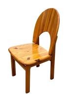 Vintage set van vier Rainer Daumiller grenen stoelen design, Vintage, Gebruikt, Bruin, Vintage