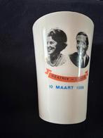 Beatrix & Claus Herdenkingsbeker 1966, Ophalen of Verzenden, Zo goed als nieuw, Nederland, Servies