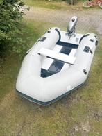 Rubber boot met motor, Watersport en Boten, Ophalen, Zo goed als nieuw, Overige typen, Motorboot