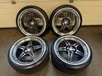 HRE 3 delige velgen nieuwe hankook 215-35-19 5x112 breedset, 19 inch, Nieuw, Ophalen of Verzenden, Zomerbanden