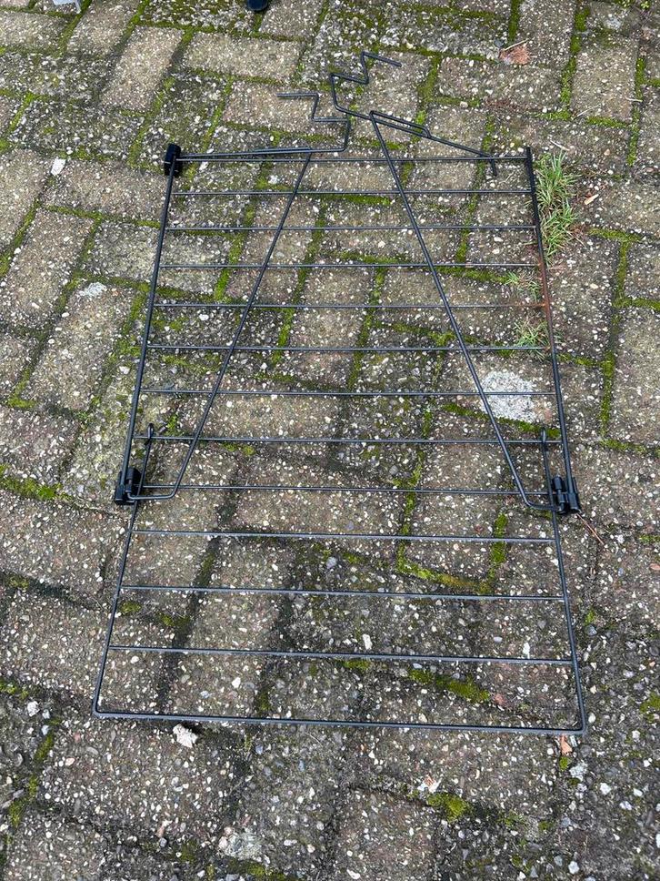 Zwart Hangend Wasrek, Tuin en Terras, Droogmolens en Wasrekken, Gebruikt, Wasrek, Ophalen of Verzenden