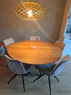 6 Eijerkamp eetkamerstoelen - Zo goed als nieuw!, Ophalen, Zo goed als nieuw, Stof, Vijf, Zes of meer stoelen