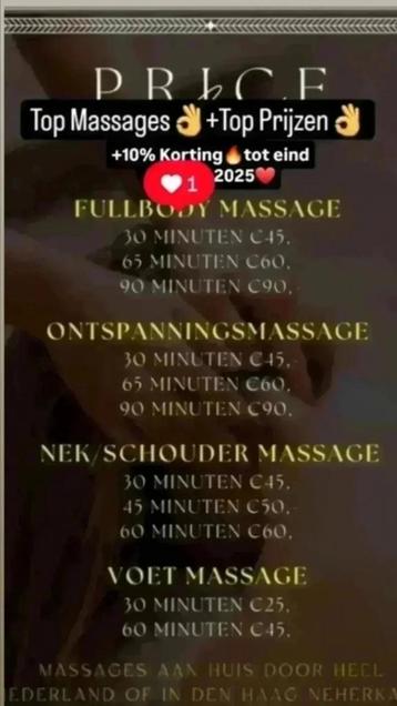 %Top Masseur (Den Haag) Relaxed &Sport&Foot Massages!  beschikbaar voor biedingen