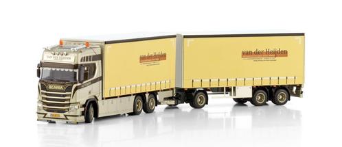 WSI SCANIA R HIGHLINE I CR20H  6X2  COMBI VAN DER HEIJDEN, Hobby en Vrije tijd, Modelauto's | 1:50, Nieuw, Bus of Vrachtwagen