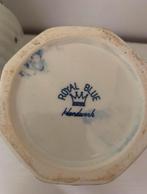 Delfts Blauw Vazen en Dekselpot - Royal Blue Handwerk setje., Antiek en Kunst, Ophalen