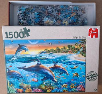Jumbo puzzel 1500 stukjes, Dolphin Bay beschikbaar voor biedingen