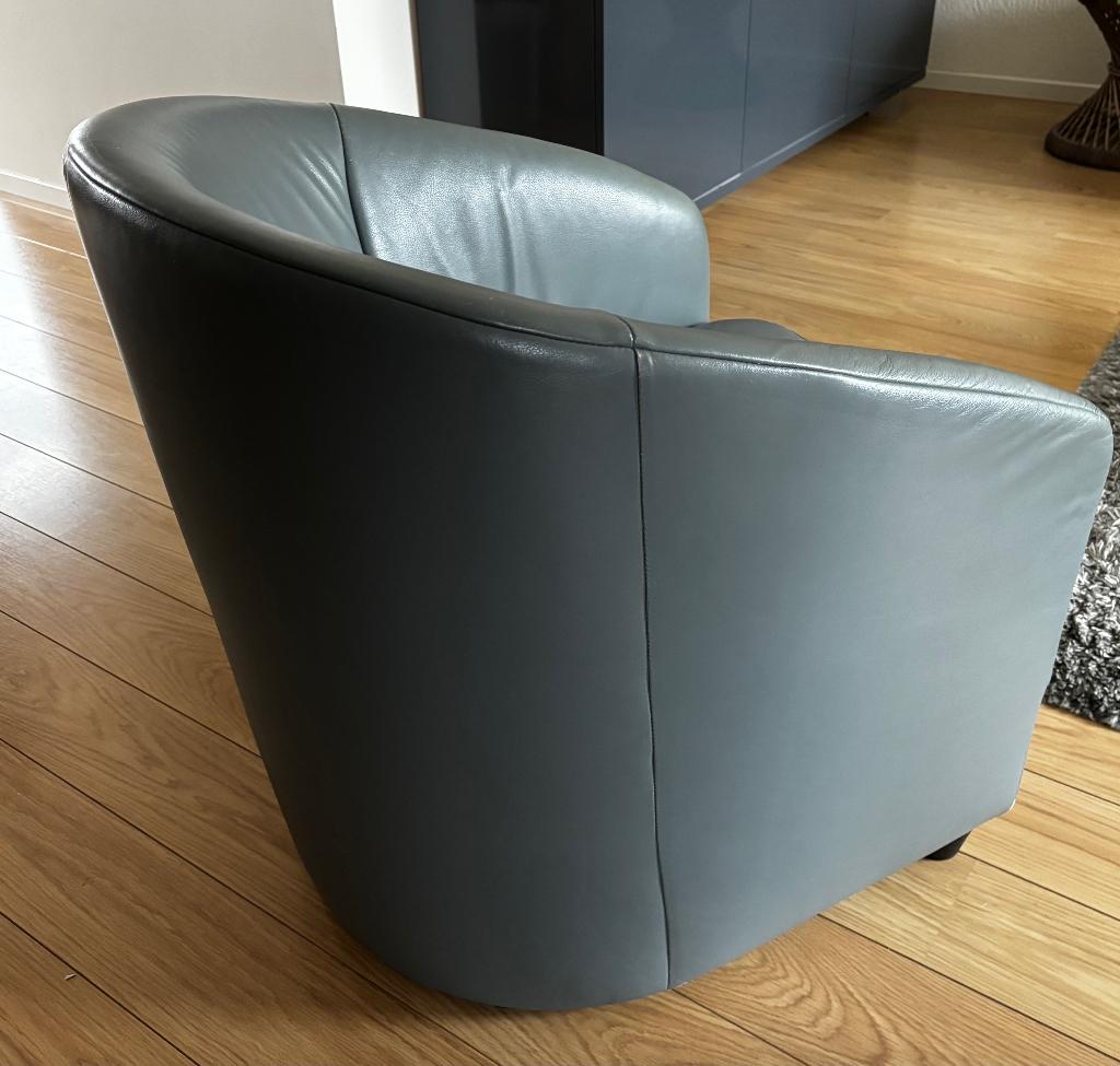 Leren stoel, Ophalen, Gebruikt, 50 tot 75 cm, Leer