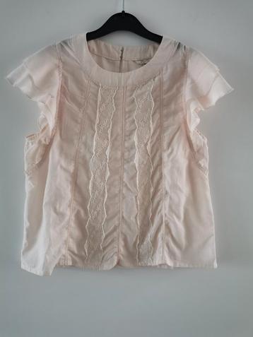 H&M blouse met volantmouwen mt. 38  beschikbaar voor biedingen