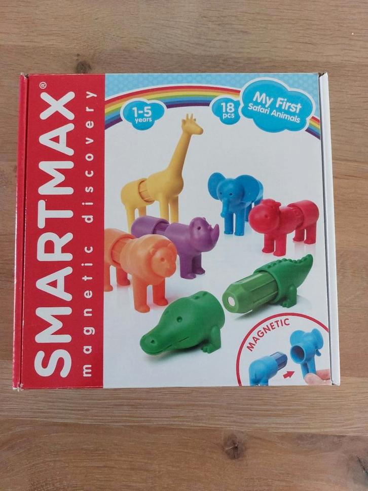 Smartmax Safari dieren magnetisch, Kinderen en Baby's, Speelgoed | Overig, Zo goed als nieuw, Ophalen