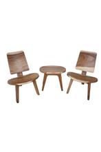 loungeset: 2 stoelen en tafeltje, 2 zitplaatsen, Bijzettafel, Nieuw, Ophalen of Verzenden
