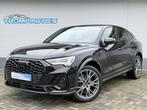 Audi Q3 Sportback 45 TFSI e S Edition|ACC|KEYLESS|MATRIX|20, Auto's, Audi, Gebruikt, Zwart, 245 pk, Hybride Elektrisch/Benzine