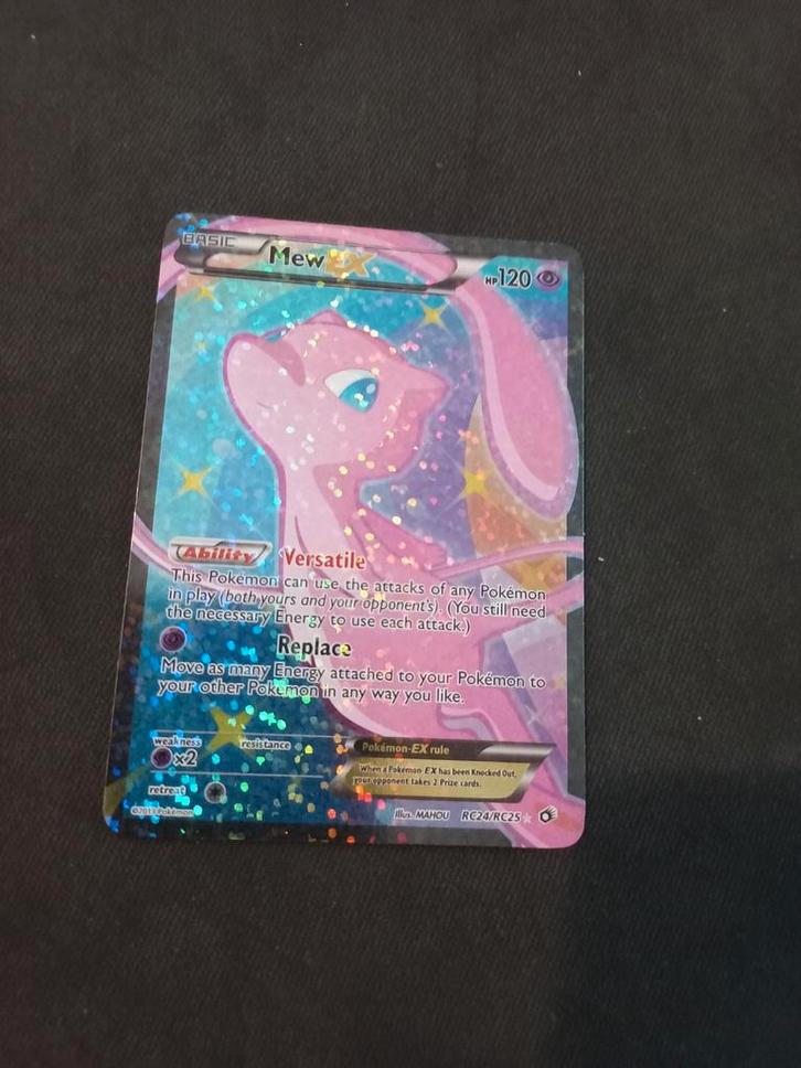 Mew ex rc24, Hobby en Vrije tijd, Verzamelkaartspellen | Pokémon, Zo goed als nieuw, Losse kaart, Foil, Ophalen of Verzenden