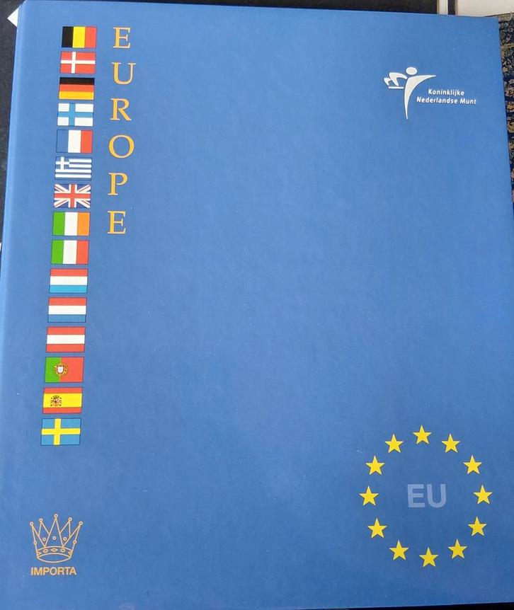 Importa Verzamelmap met munten Europa De Nederlandse Munt, Postzegels en Munten, Munten | België, Setje, Verzenden