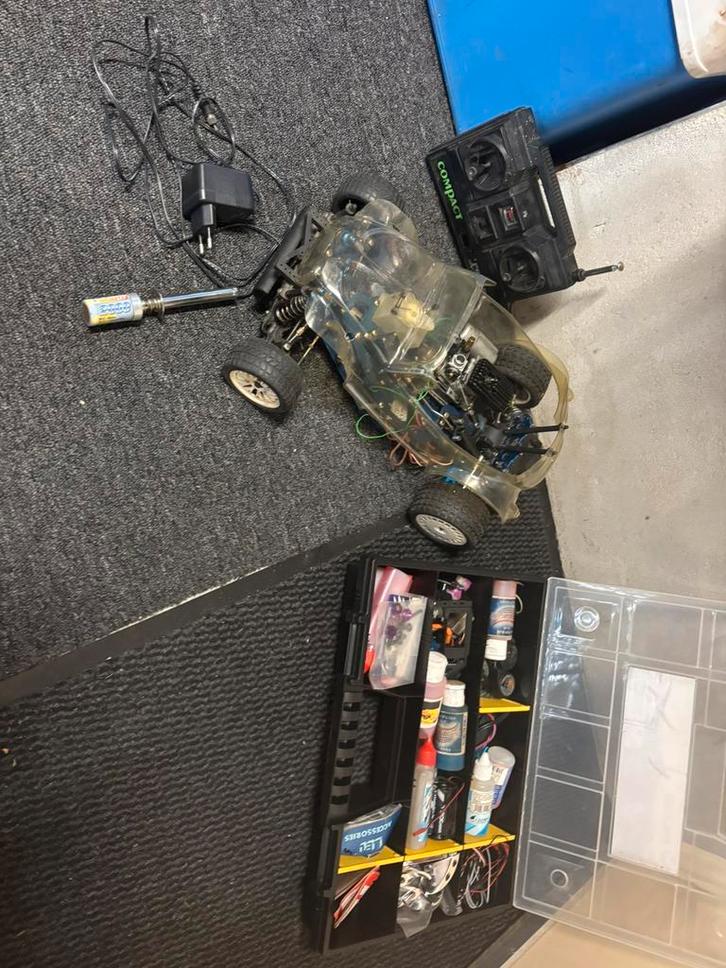 Nitro auto hsp, Hobby en Vrije tijd, Modelbouw | Radiografisch | Auto's, Zo goed als nieuw, Auto onroad, Nitro, Schaal 1:10, RTR (Ready to Run)