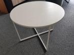 Salontafel (wit, rond), Ophalen, Overige materialen, 100 tot 150 cm, 50 tot 75 cm
