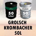 FUSTEN Grolsch 50L €100,- Krombacher 50L €105, -  Excl., Ophalen
