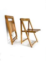 2x ‘Trieste’ klapstoel, Aldo Jacober ‘60, Huis en Inrichting, Stoelen, Ophalen of Verzenden, Zo goed als nieuw, Eén
