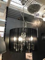 Moderne design kroonluchter hanglamp met geslepen glazen acc, Verzenden, Nieuw, Glas