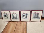 Set van 4 etsen van Karin Campfens '90. (4 gezegdes), Ophalen