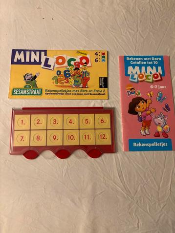 Mini Loco Sesamstraat & Dora Rekenspel 4-5-6-7 jaar! beschikbaar voor biedingen