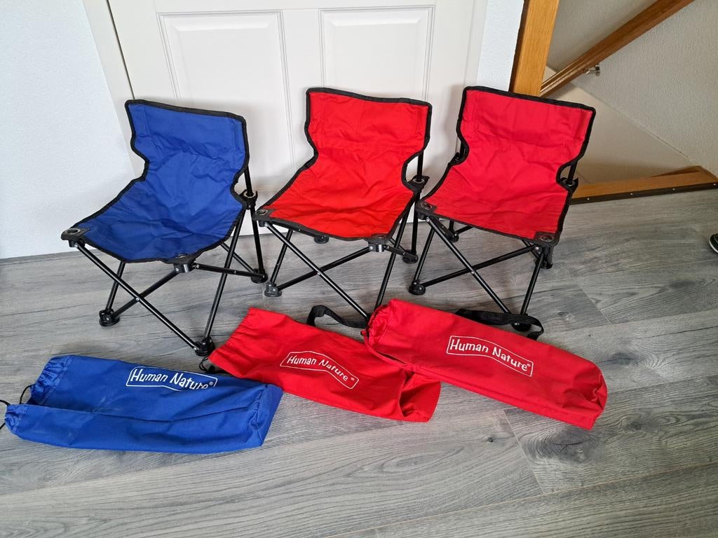 Opvouwbare kinderstoeltjes voor vakantie, camping, strand, Caravans en Kamperen, Kampeermeubelen, Ophalen of Verzenden, Campingstoel