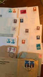 Postzegels gestempeld op enveloppen 1972, Ophalen of Verzenden, Nederland