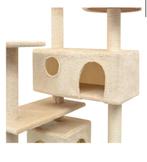 Kattenkrabpaal met sisal krabpalen 125 cm beige, Dieren en Toebehoren, Krabmeubelen, Info@bargains-by-dj.nl, Nieuw, Ophalen of Verzenden