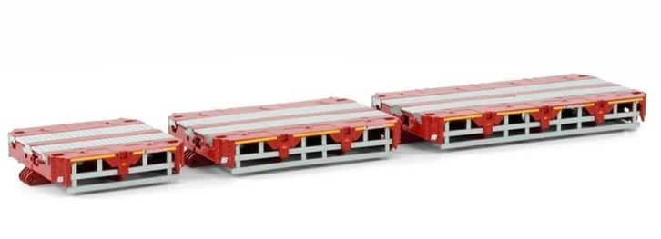 WSI SPACERSET 3 - 4,5 - 6 METER - MAMMOET ROOD, Hobby en Vrije tijd, Modelauto's | 1:50, Nieuw, Bus of Vrachtwagen, Wsi, Ophalen of Verzenden