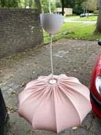 Ikea REGNSKUR Hanglamp Roze compleet met LED lamp, Ophalen of Verzenden, Zo goed als nieuw, Stof, Minder dan 50 cm