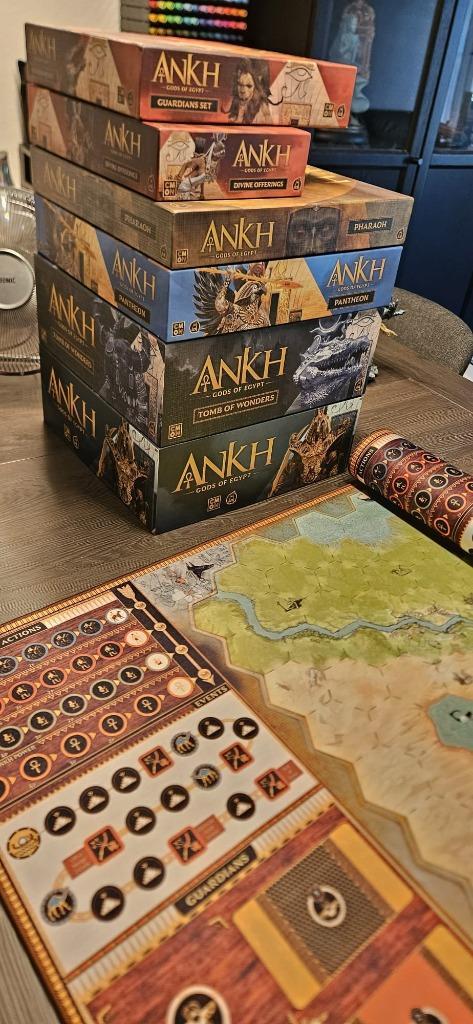 Bordspel - Ankh Gods of Egypt - All in Pledge, Hobby en Vrije tijd, Gezelschapsspellen | Bordspellen, Gebruikt, Een of twee spelers