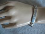 Zilveren Gourmet Schakelarmband Naamplaat *Jan Vintage, Ophalen, Zilver, Armband