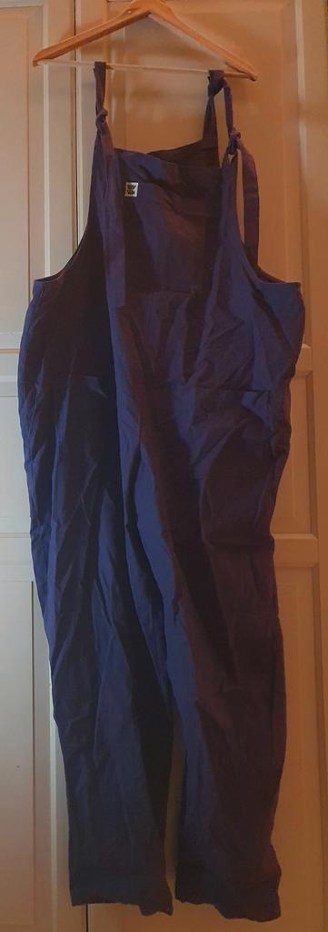 Lucy & Yak original dungarees paars  - maat UK20L/NL 48, Kleding | Dames, Grote Maten, Nieuw, Broek of Spijkerbroek, Paars, Ophalen of Verzenden