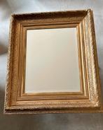Oude Spiegel met Goudkleurige Barok lijst, Minder dan 100 cm, Rechthoekig, Ophalen