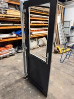 Kunststof deur met kozijn - Gealan, Doe-het-zelf en Verbouw, Ophalen, Kunststof, Gebruikt, 80 tot 100 cm