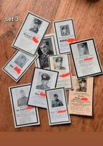 10X duitse ww2 bidprentjes 1943 / deathcards / Sterbebild -3, Ophalen of Verzenden, Bidprentje