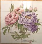 Friese witjes met korting, paarse bloemen, handgeschilderd, 60 cm of meer, Verzenden, Nieuw, Minder dan 20 cm