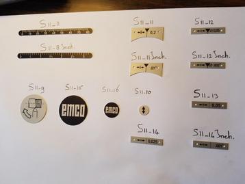 Nieuwe Items voor EMCO Super 11 en EMCO FB2 beschikbaar voor biedingen