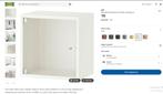IKEA EKET wall cabinet with glass door / Bovenkast, Huis en Inrichting, Kasten | Kledingkasten, Ophalen, Gebruikt, Glas, 50 tot 100 cm