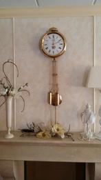 Mooie messing klok,  werkend te zien, Verzenden