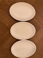3 Wedgwood Edme ovalen schaaltjes (plat), Huis en Inrichting, Keuken | Servies, Ophalen of Verzenden, Wedgwood, Aardewerk, Schaal of Schalen